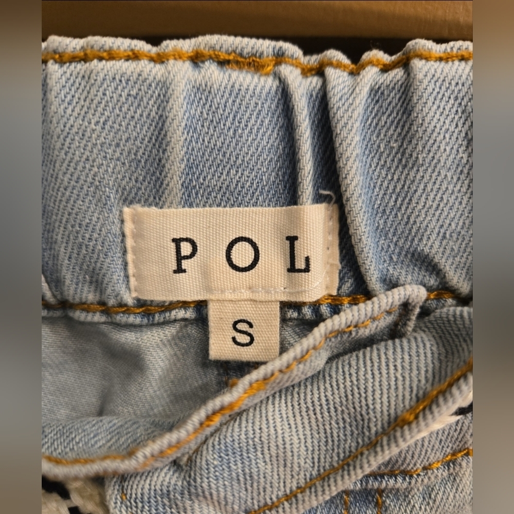 POL Alexa Floral Denim Pants size Small - Picture 5 of 11